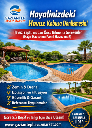 Havuz Yaptırmadan Önce Bilmeniz Gerekenler (Hazır Havuz mu Panel Havuz mu?)