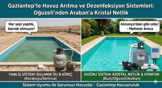 Gaziantep’te Havuz Arıtma ve Dezenfeksiyon Sistemleri