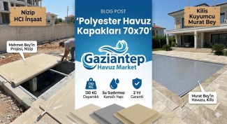Dayanıklı, Şık  Ve Güvenli: 70x70 Polyester Havuz Kapakları ile Tanışın
