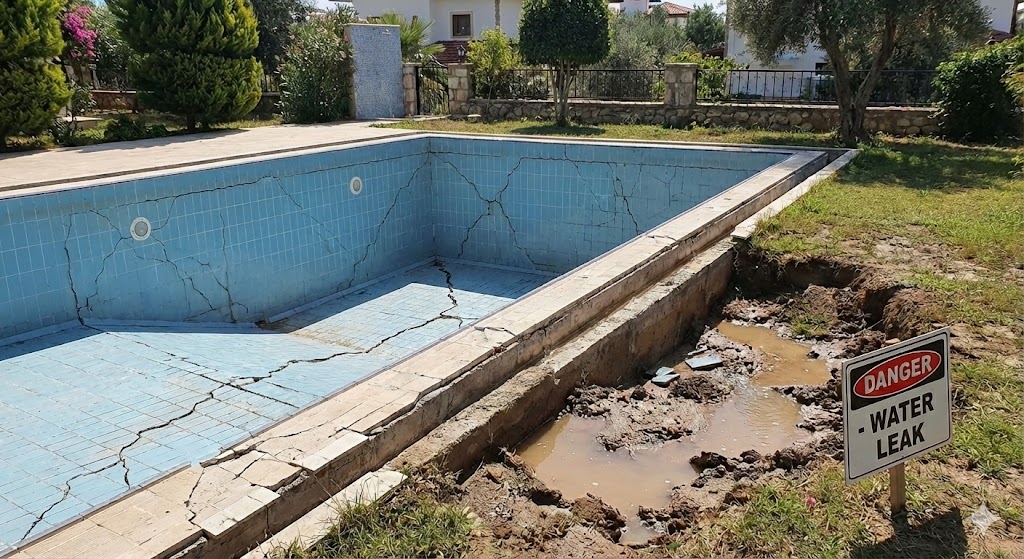 Gaziantep körkünnde havuz yaptırdım ama  havuz su kaçırıyor.Ne yapabilirim